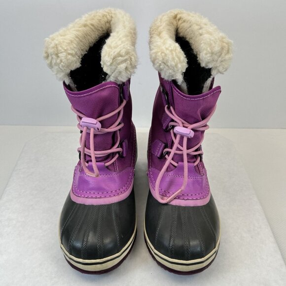 Sorel Yoot Pac Waterproof Winter Snow Boots Fuchsia Pink Lined Womens Size 5 - Picture 3 of 15